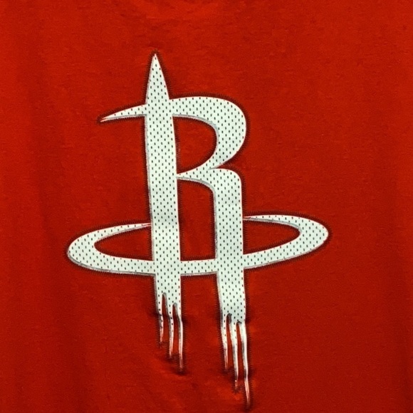 NBA Houston Rockets Red Muscle T-shirt: 4287 - Picture 2 of 5